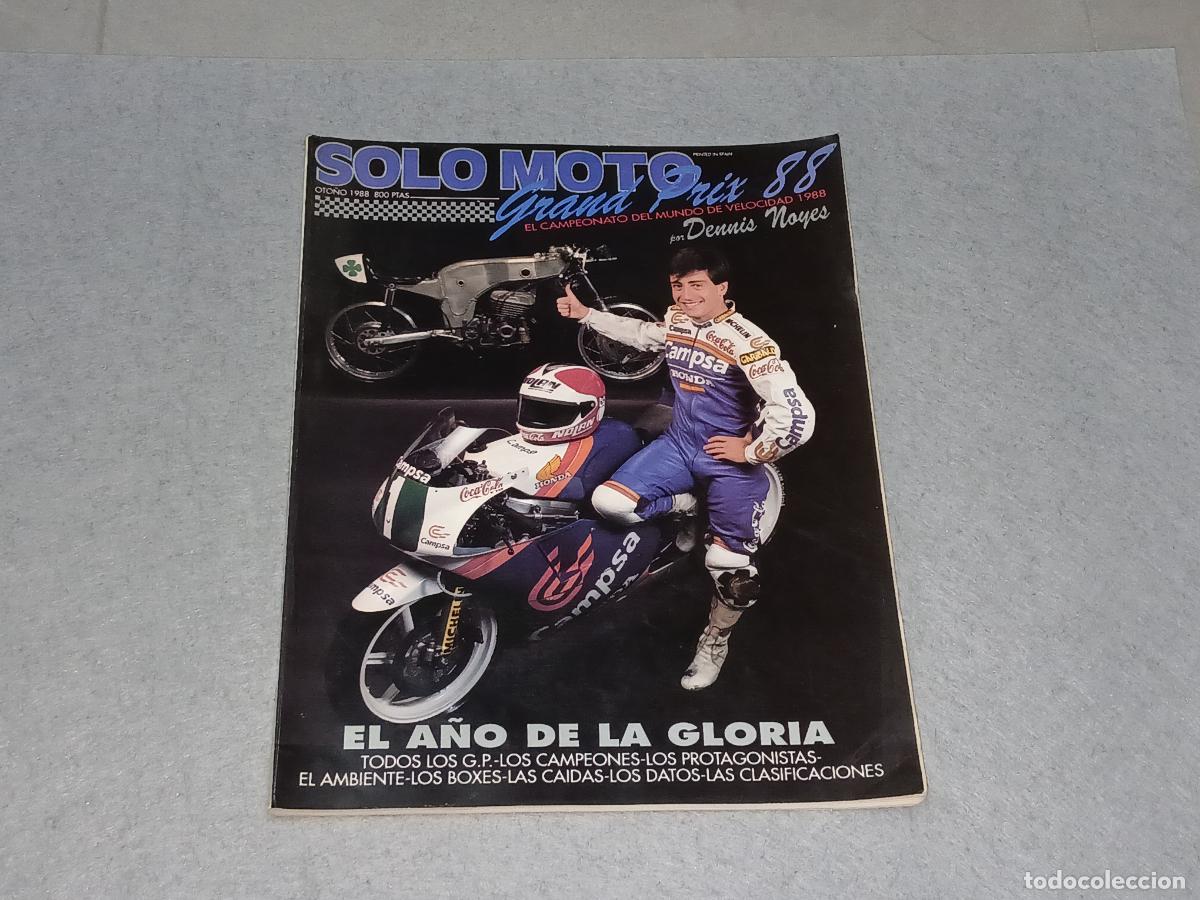 Collezionismo sportivo: Revista Solo moto. Guia resumen campeonato mundo motociclismo, 1988 (Grand Prix 88)