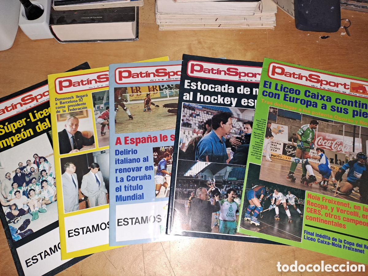 Coleccionismo deportivo: Lote 5 revistas patin sport.