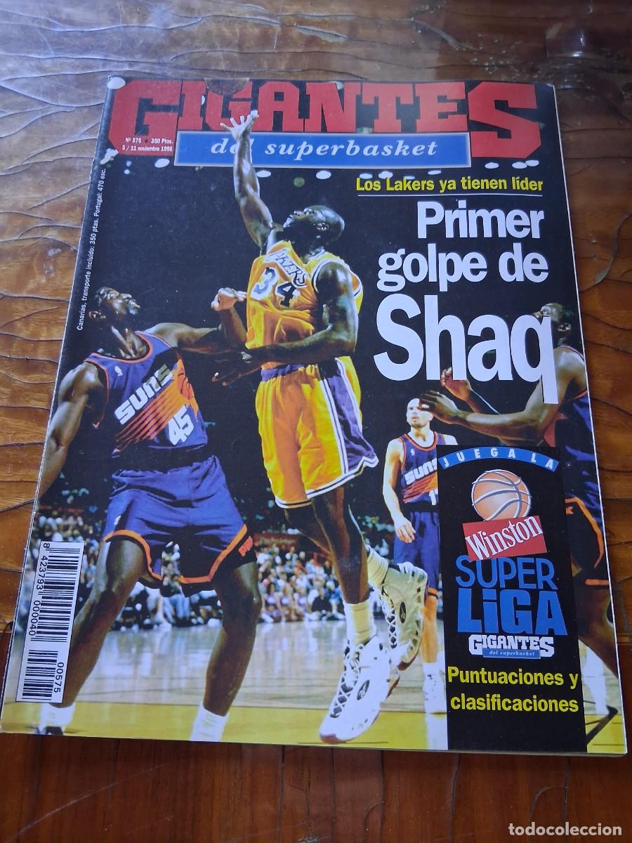 Coleccionismo deportivo: Revista GIGANTES basket 575 Gran Canaria Shaquille O'Neal Shaq Salvador Maldonado Oscar Yebra
