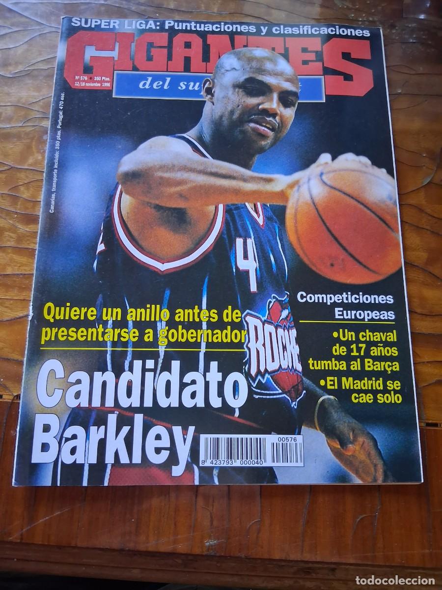 Coleccionismo deportivo: Revista GIGANTES basket 576 Michael Jordan Tanoka Beard Charles Barkley Dikembe Mutombo Enma Bezos