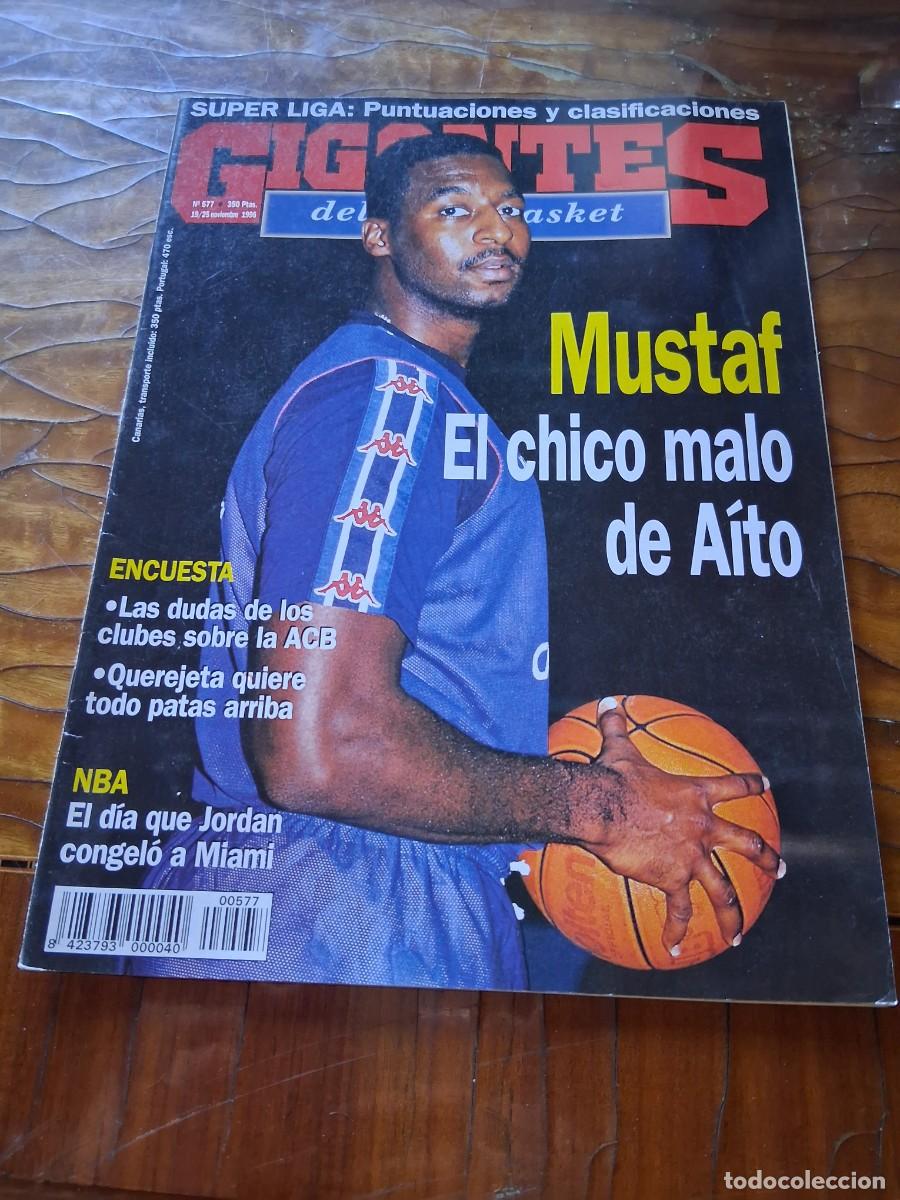 Coleccionismo deportivo: Revista gigantes del SuperBasket 577 Blanca Ares Josean Querejeta Michael Jordan Jes&uacute;s L&aacute;zaro Mustaf