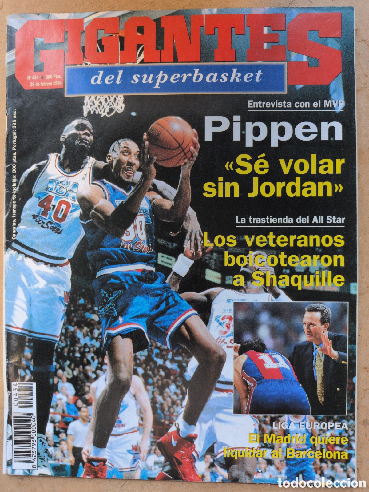 Coleccionismo deportivo: GIGANTES del BASKET n&ordm;434 28/02/1994