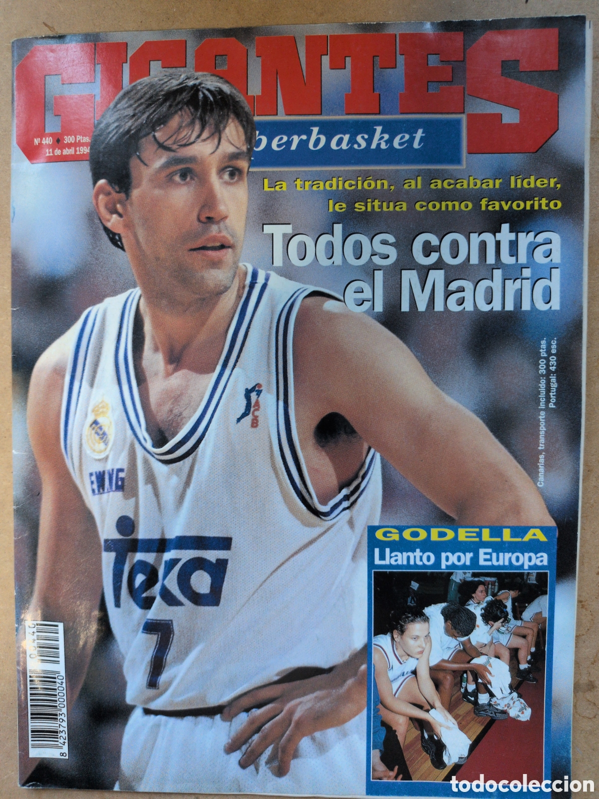 Sports collectibles: GIGANTES del BASKET n&ordm;440 11/04/1994