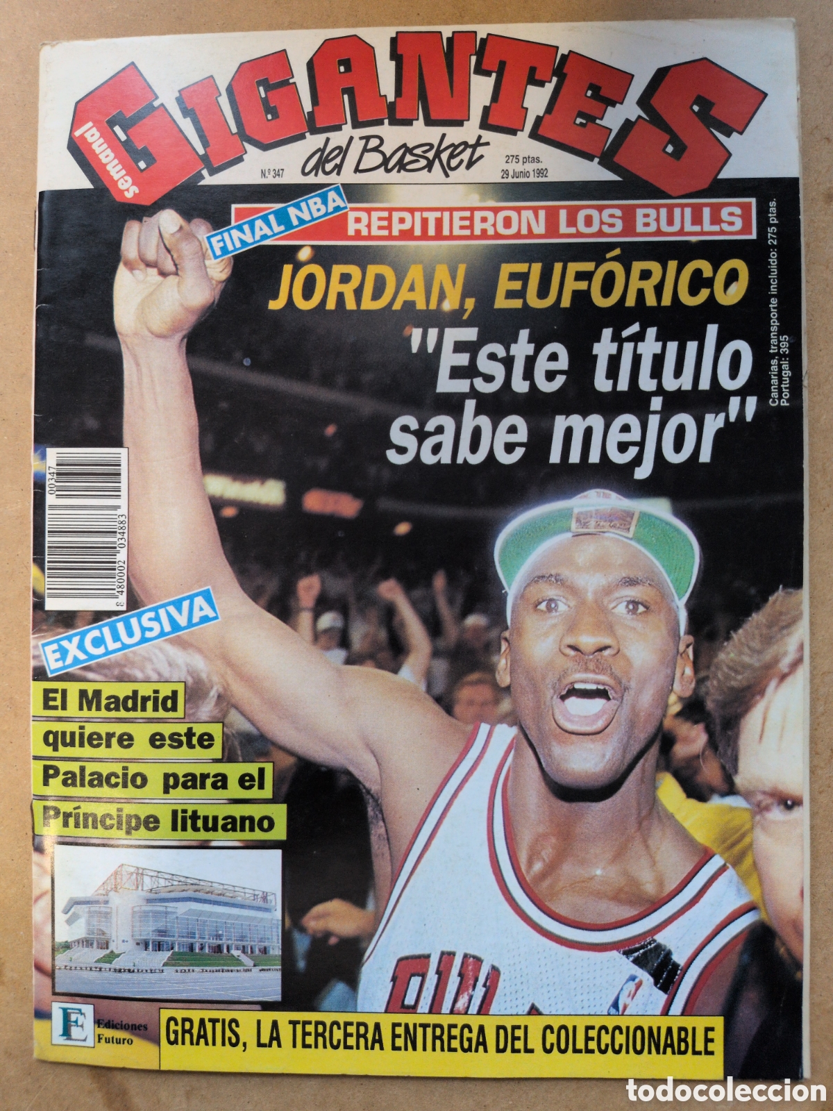 Coleccionismo deportivo: GIGANTES del BASKET n&ordm;347 29/06/1992