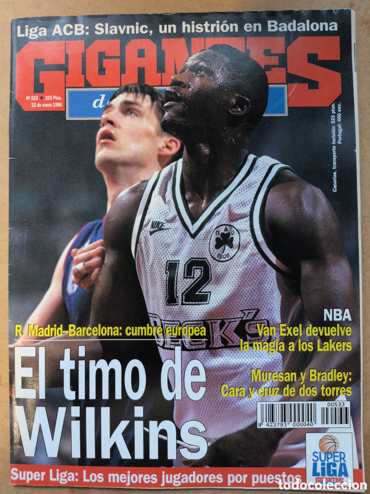 Coleccionismo deportivo: GIGANTES del BASKET n&ordm;533 22/01/1996