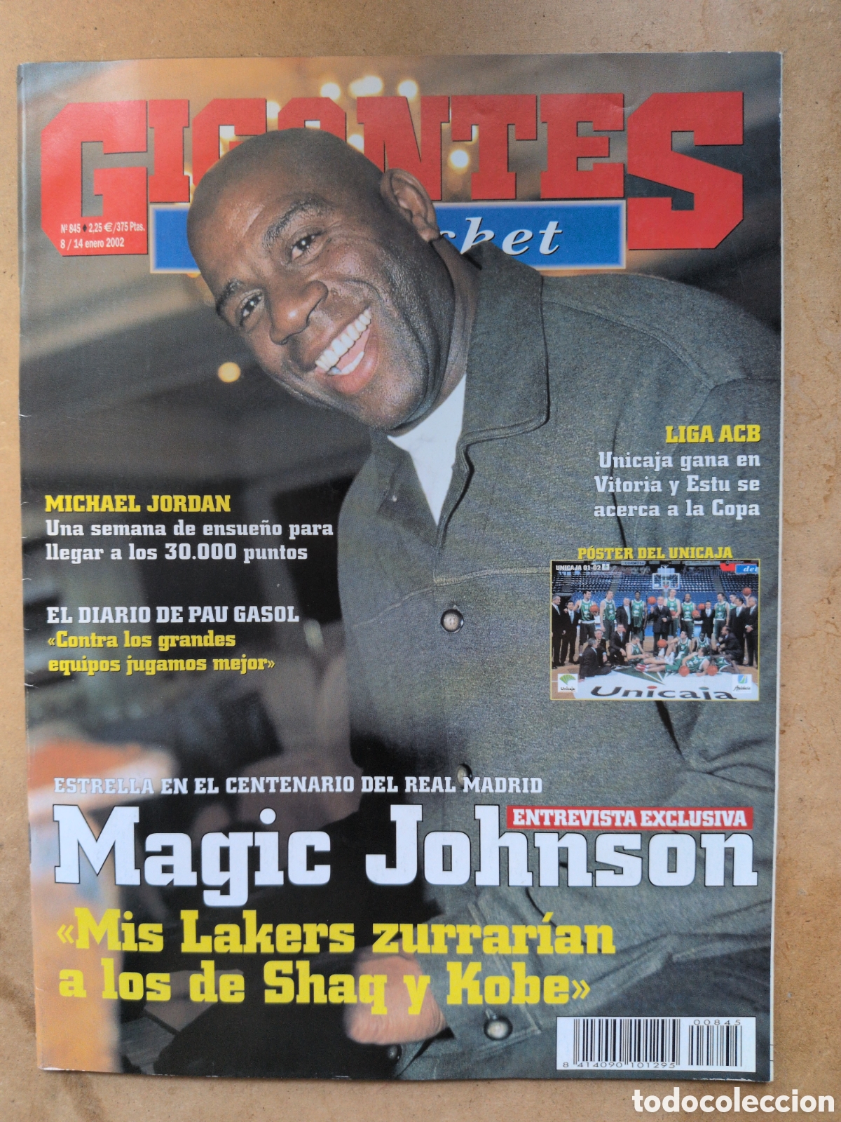 Sports collectibles: GIGANTES del BASKET n&ordm;845 08/01/2002