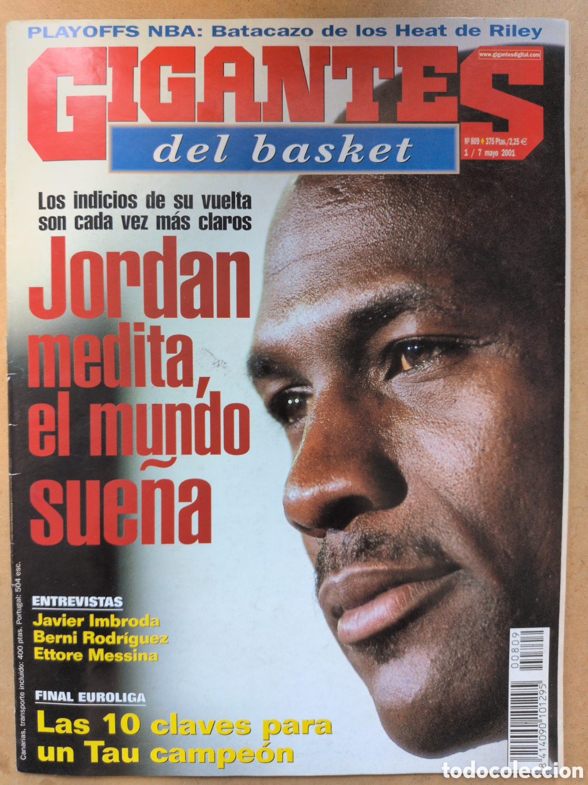 Sports collectibles: GIGANTES del BASKET n&ordm;809 01/05/2001