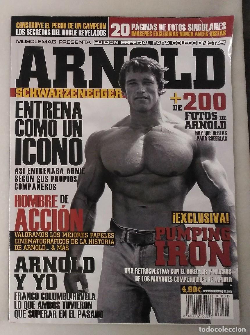 Coleccionismo deportivo: Especial Arnold Schwarzenegger - Revista ''Musclemag''