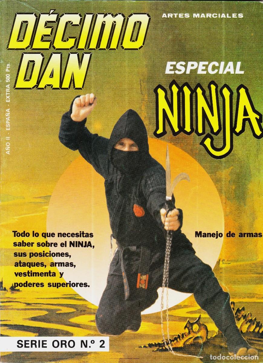 Sports collectibles: D&Eacute;CIMO DAN serie oro n&ordm;: 2 ESPECIAL NINJA Revista de artes marciales.