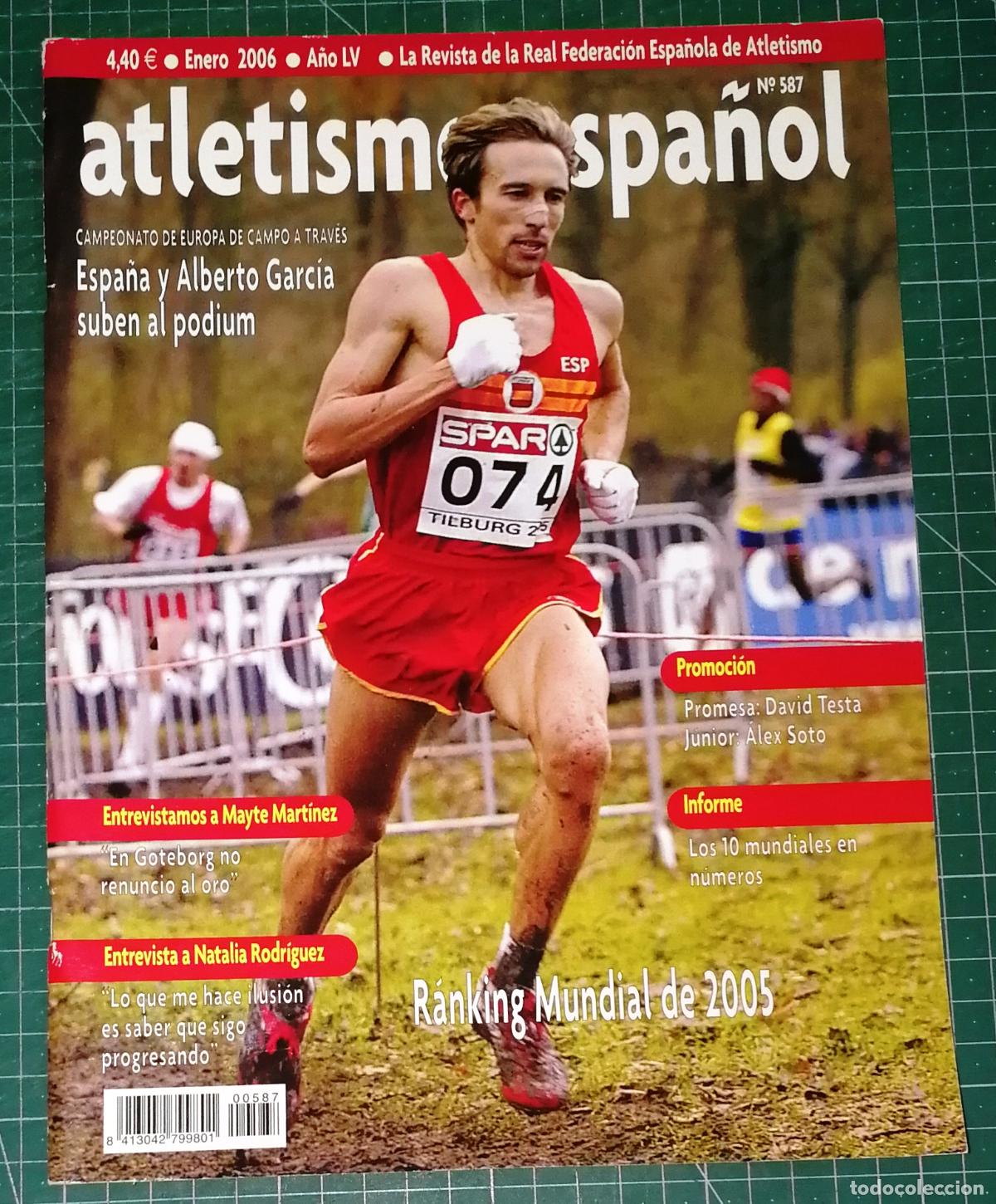 Collectionnisme sportif: REVISTA ATLETISMO ESPA&Ntilde;OL. ENERO 2006. A&Ntilde;O LV. N&ordm; 587. - Real Federaci&oacute;n Espa&ntilde;ola de Atletismo