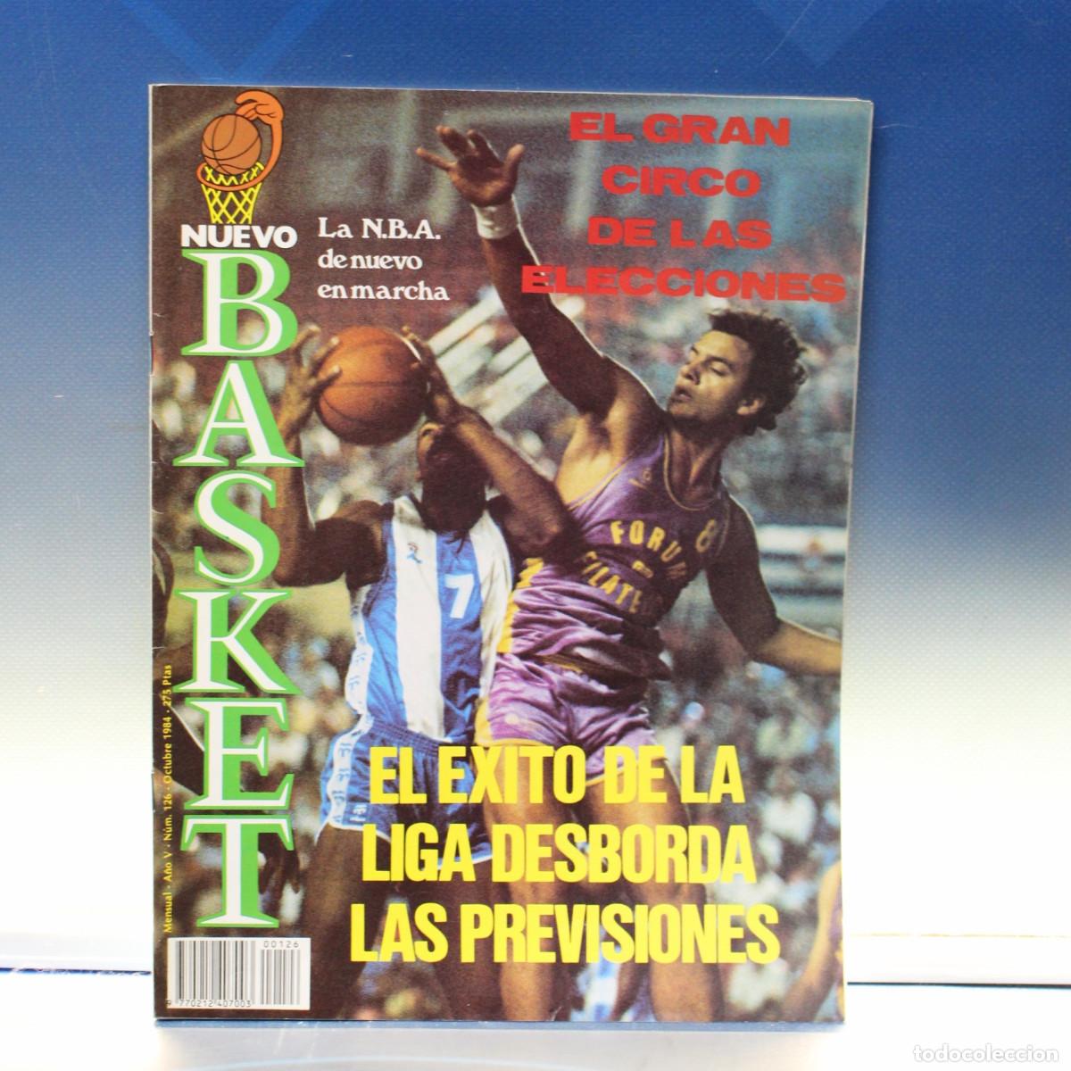 Coleccionismo deportivo: Revista Baloncesto: Nuevo Basket 126, 1984.
