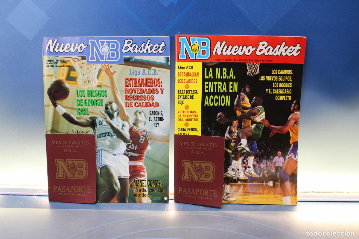 Coleccionismo deportivo: Revista Baloncesto: Nuevo Basket 188 y 189.