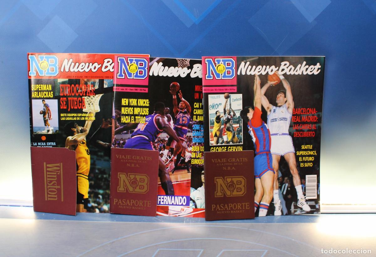 Coleccionismo deportivo: Revista Baloncesto: Nuevo Basket 190, 191 y 192.