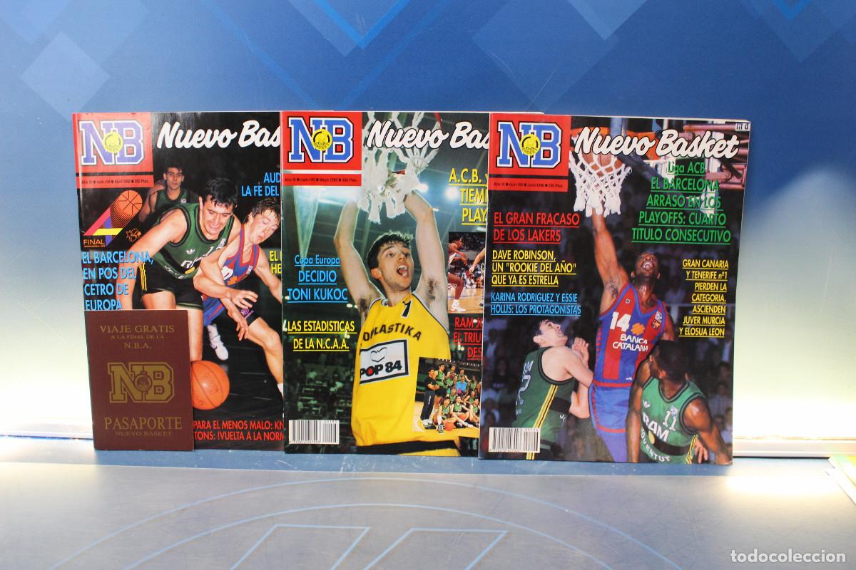 Coleccionismo deportivo: Revista Baloncesto: Nuevo Basket 194, 195 y 196.
