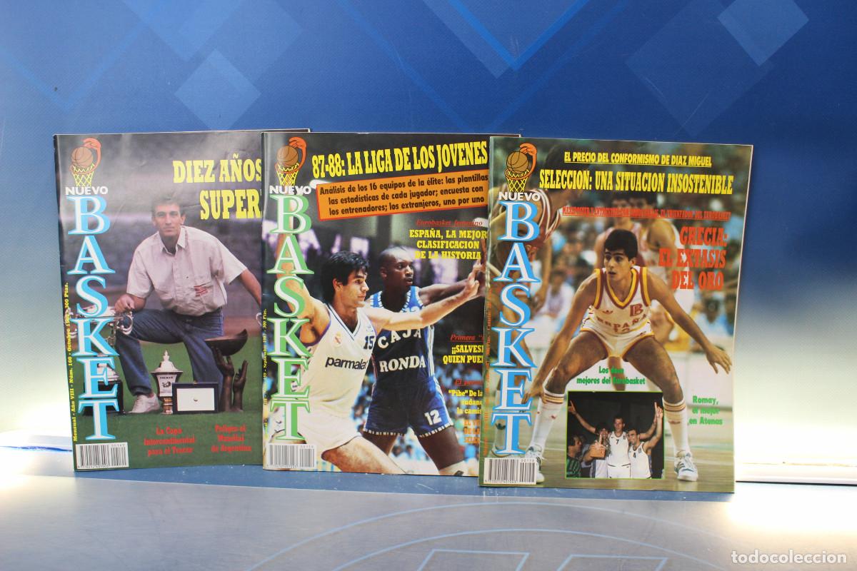 Collectionnisme sportif: Revista Baloncesto: Nuevo Basket 158 con poster, 159 y 160. 1987.