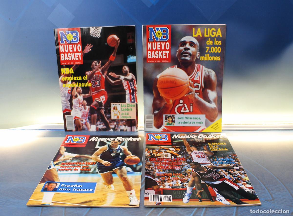 Coleccionismo deportivo: Revista Baloncesto: Nuevo Basket 197, 198, 199 y 200. 1990.