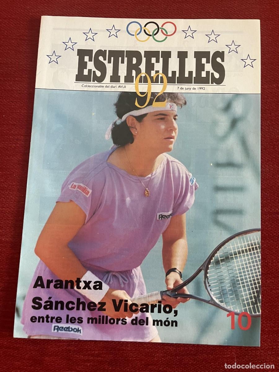Coleccionismo deportivo: REVISTA ESTRELLES 92 OLIMPIADAS BARCELONA 1992 ARANTXA SANCHEZ VICARIO TENIS # 10 POSTER
