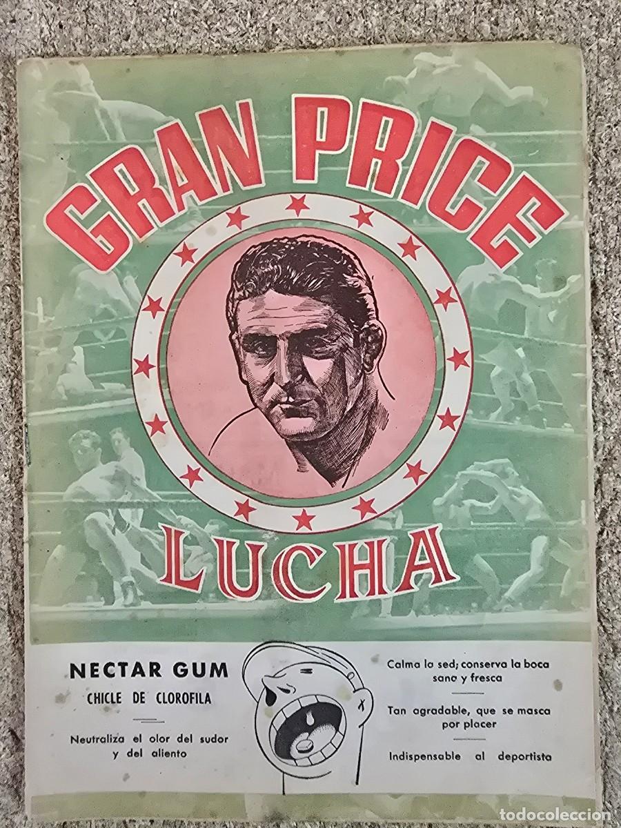 Sports collectibles: Programa Gran Price.Lucha.Boxeo