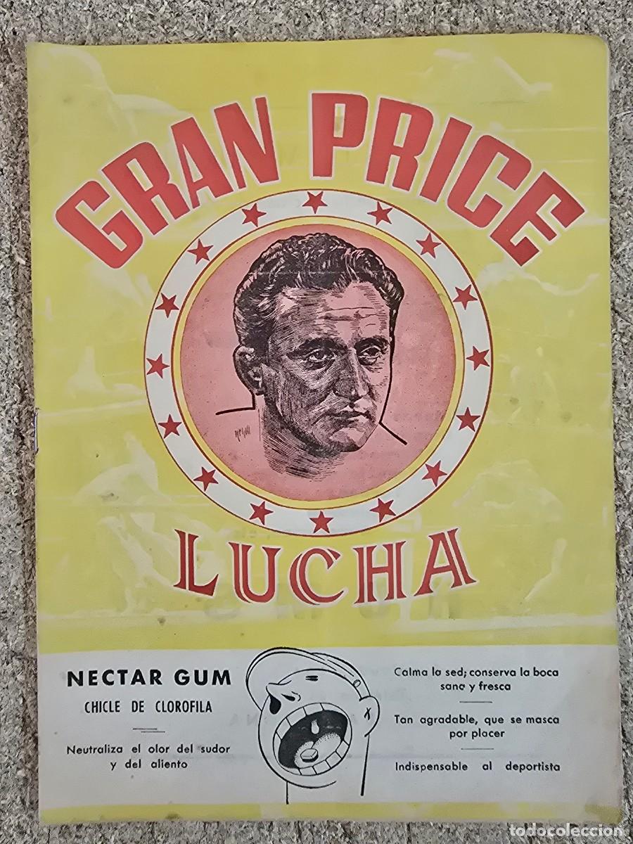 Coleccionismo deportivo: Programa Gran Price.Lucha.Boxeo - Foto 1