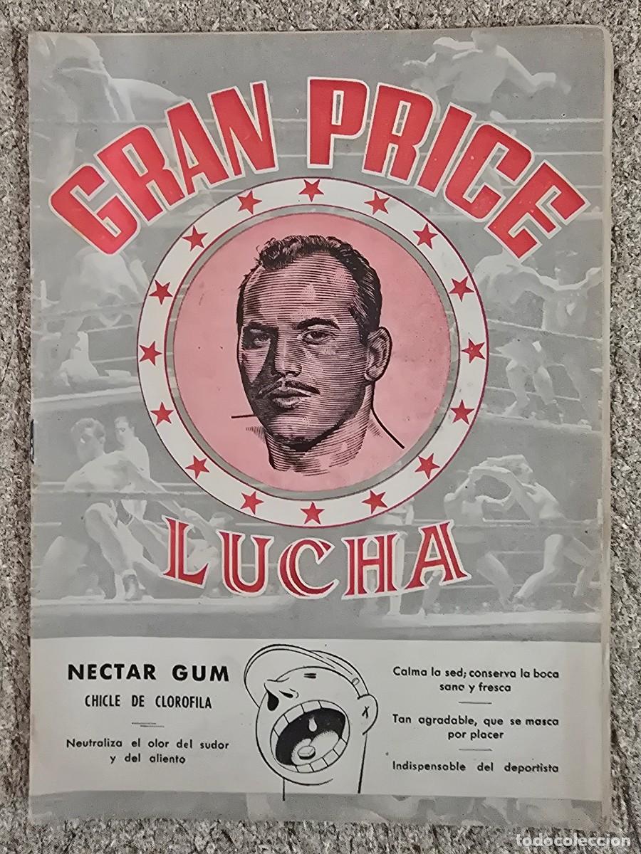 Coleccionismo deportivo: Programa Gran Price.Lucha.Boxeo