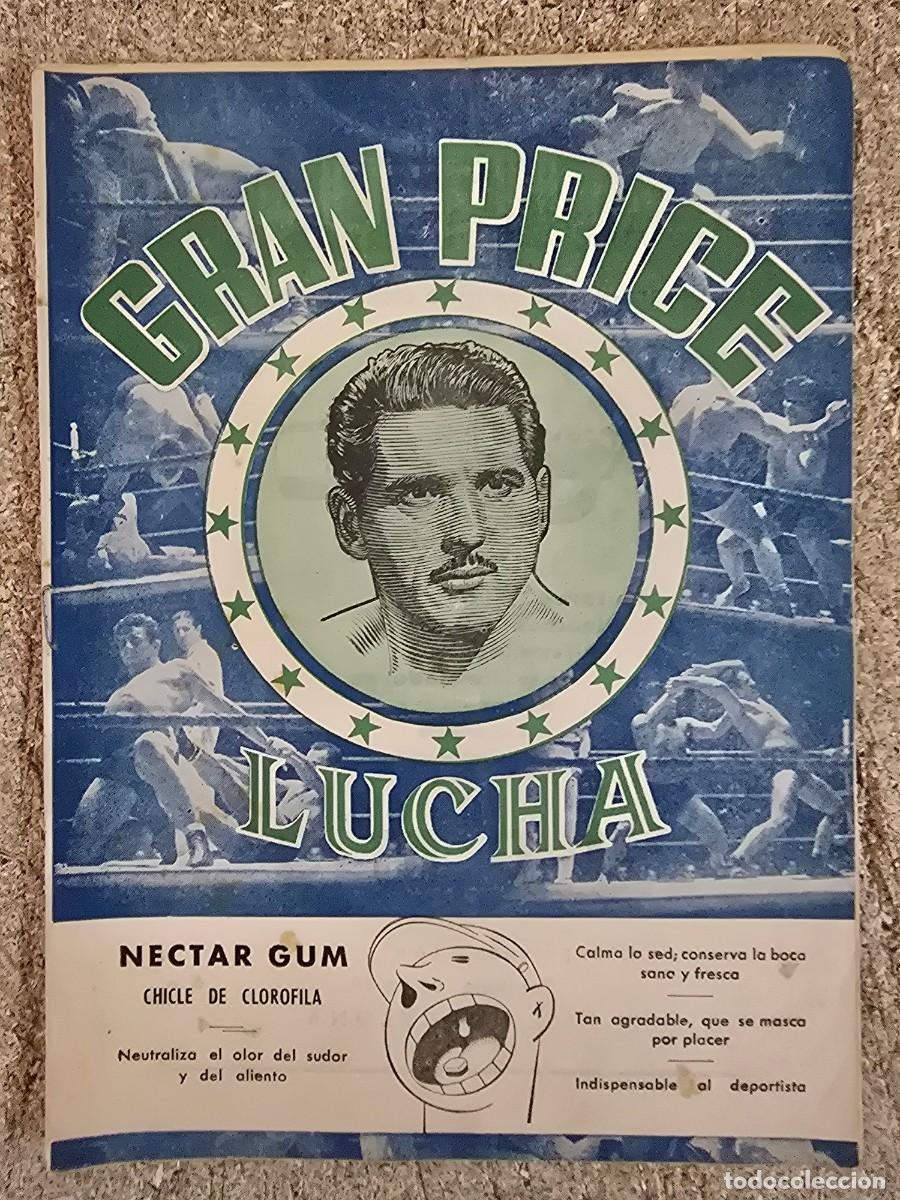 Coleccionismo deportivo: Programa Gran Price.Lucha.Boxeo - Foto 1