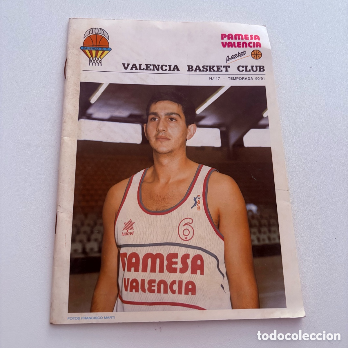 Collezionismo sportivo: programa boletin valencia basket club pamesa n&ordm; 17 temportada 90-91 huesca la magia