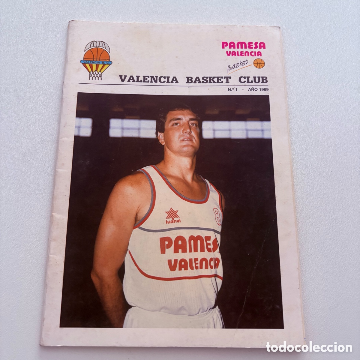 Coleccionismo deportivo: programa boletin valencia basket club pamesa n&ordm; 1 de 1989 forum filatelico