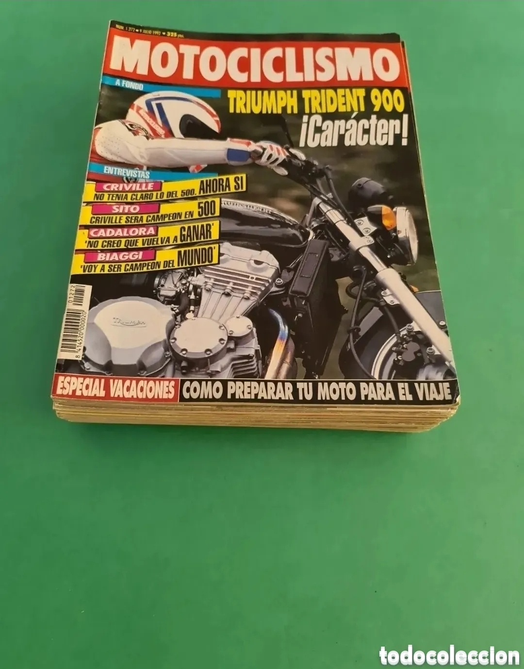 Sports collectibles: Lote17 Revistas Motociclismo. A&ntilde;o 1992