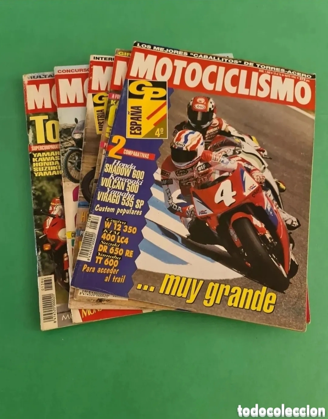 Sports collectibles: Lote 5 Revistas Motociclismo. A&ntilde;o 1994.