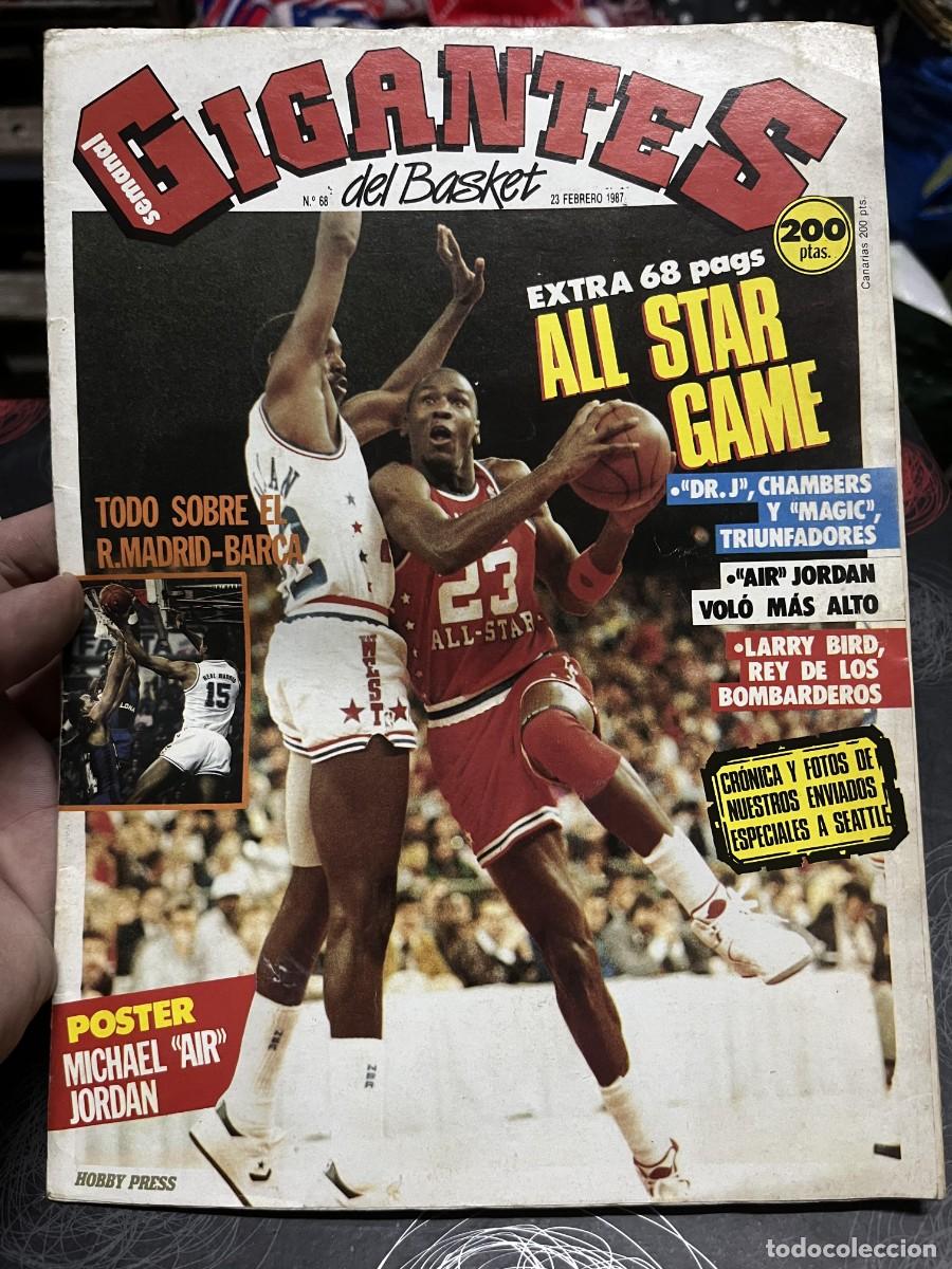 Coleccionismo deportivo: REVISTA GIGANTES BASKET 68 MICHAEL JORDAN EN PORTADA EXTRA ALL STAR GAME AIR JORDAN MATE LARRY BIRD