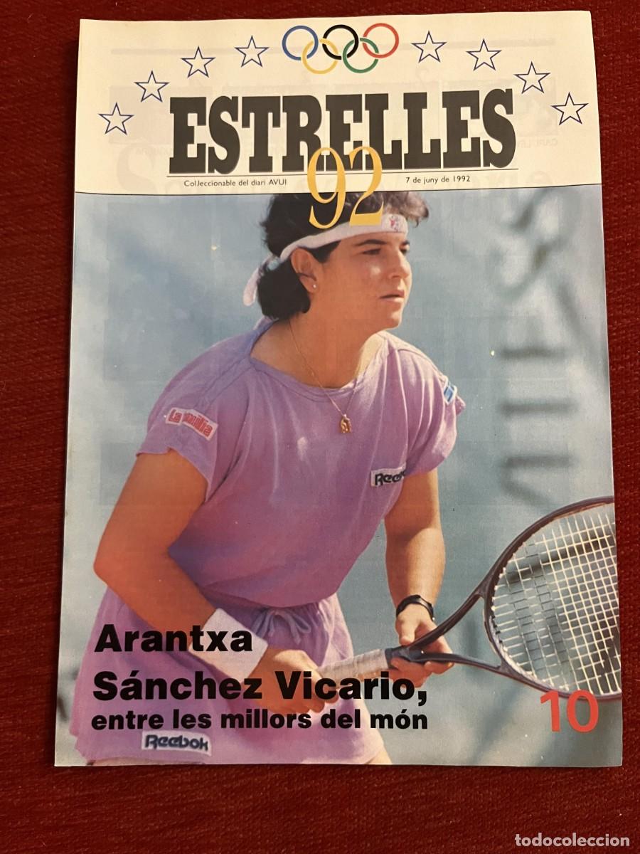 Coleccionismo deportivo: REVISTA ESTRELLES 92 OLIMPIADAS BARCELONA 1992 ARANTXA SANCHEZ VICARIO TENIS # 10 POSTER