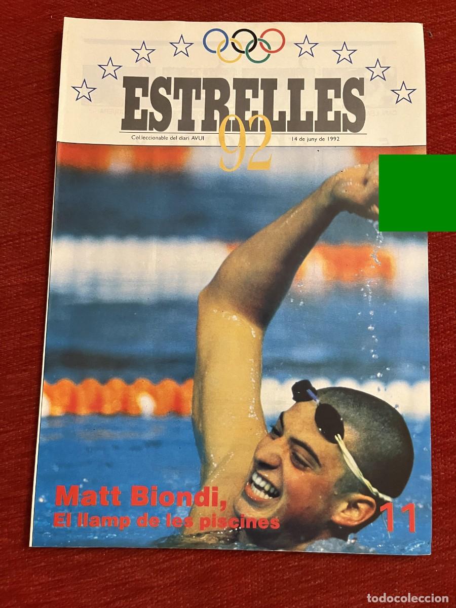 Coleccionismo deportivo: REVISTA ESTRELLES 92 OLIMPIADAS BARCELONA 1992 MATT BIONDI NATACION # 11 POSTER