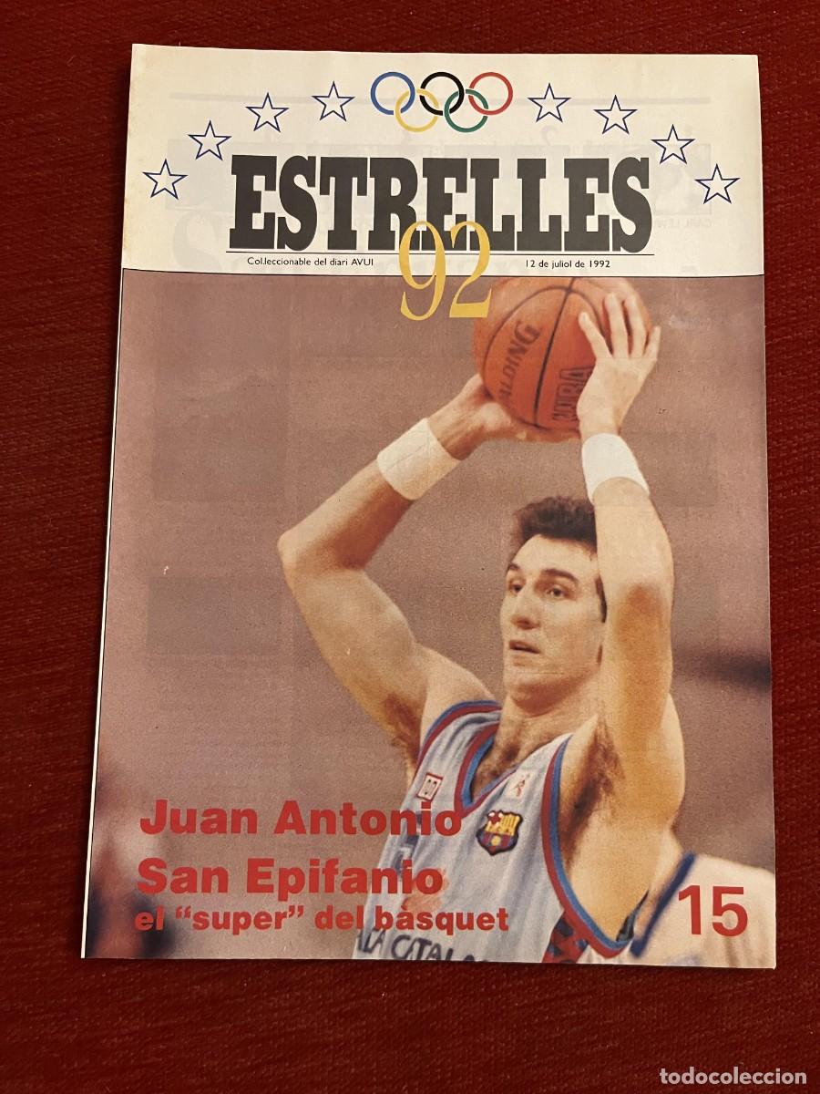 Coleccionismo deportivo: REVISTA ESTRELLES 92 OLIMPIADAS BARCELONA 1992 JUAN ANTONIO SAN EPIFANIO EPI BARCELONA # 15 POSTER