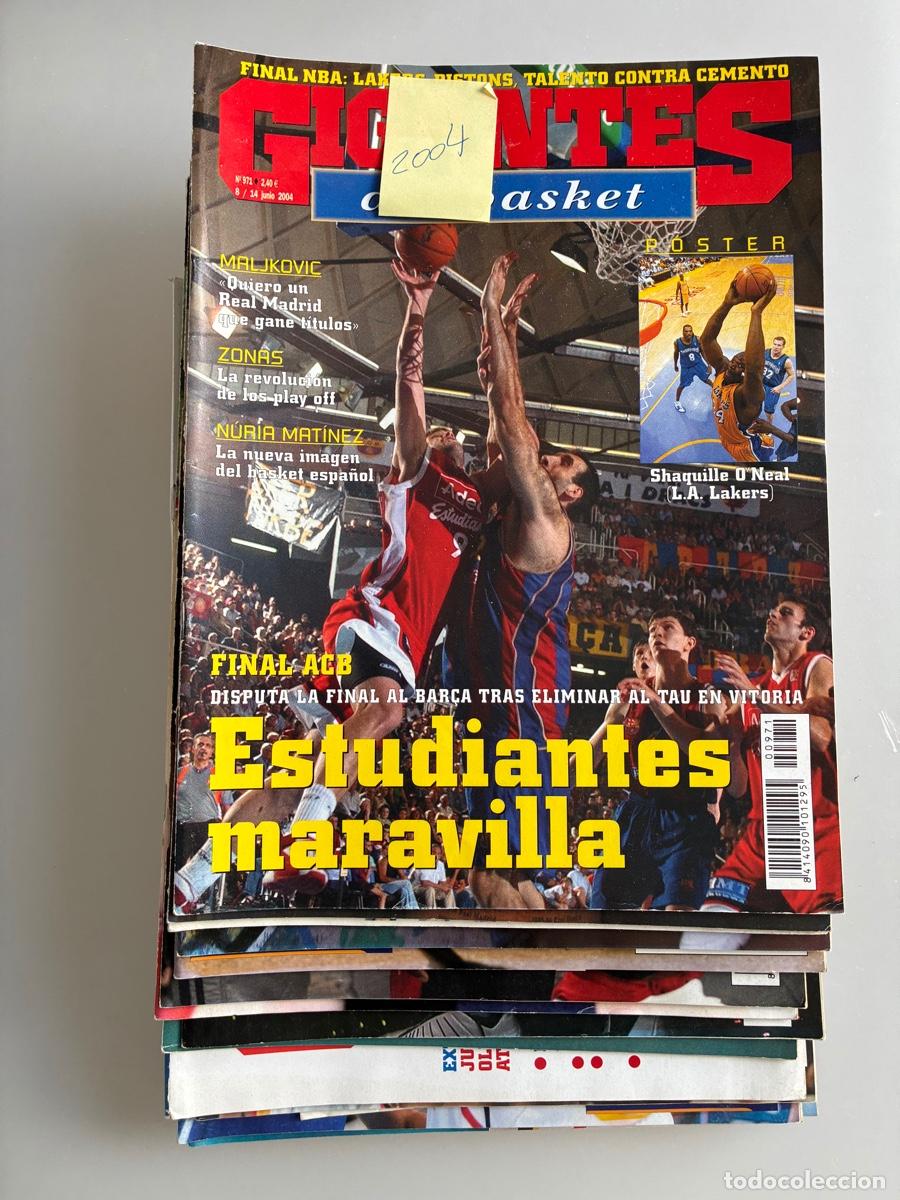 Coleccionismo deportivo: Gigantes del Basket 2004, 15 N&uacute;meros