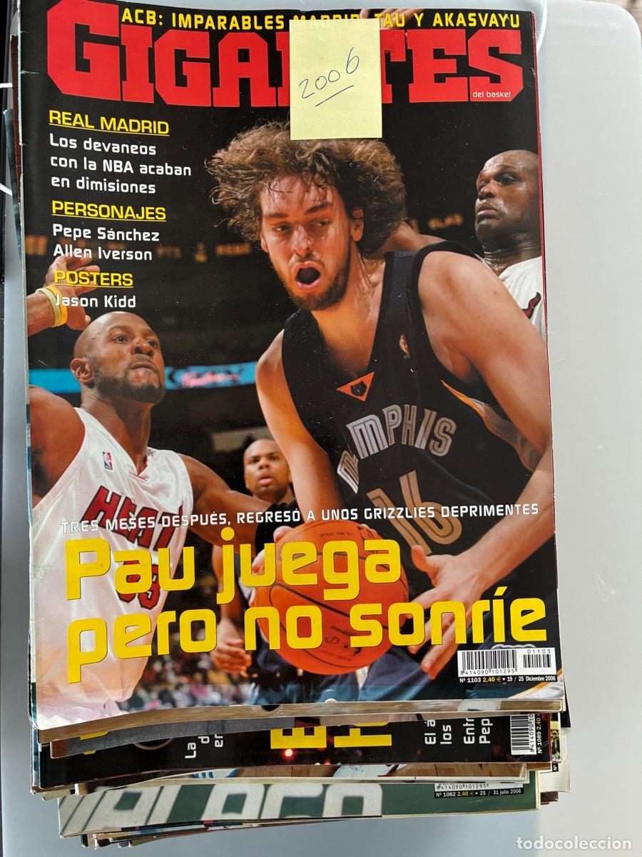 Coleccionismo deportivo: Gigantes del Basket 2006, 45 N&uacute;meros, incluido Especial Campeones del Mundo