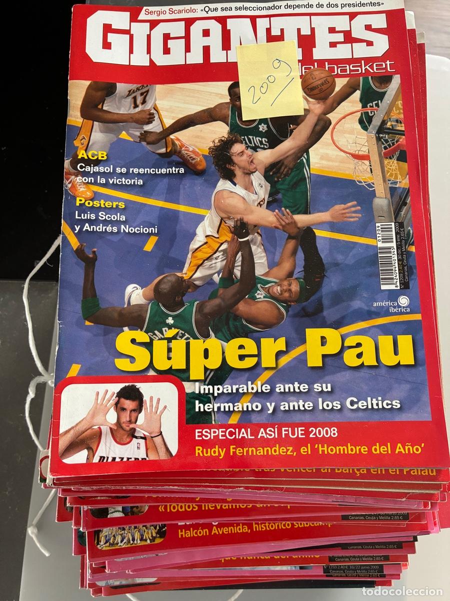 Sports collectibles: Gigantes del Basket, 2009, 52 N&uacute;meros. + Especial Campeones de Europa