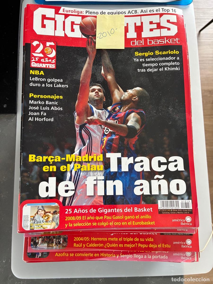 Collectionnisme sportif: Gigantes del Basket, 2010, 51 N&uacute;meros.