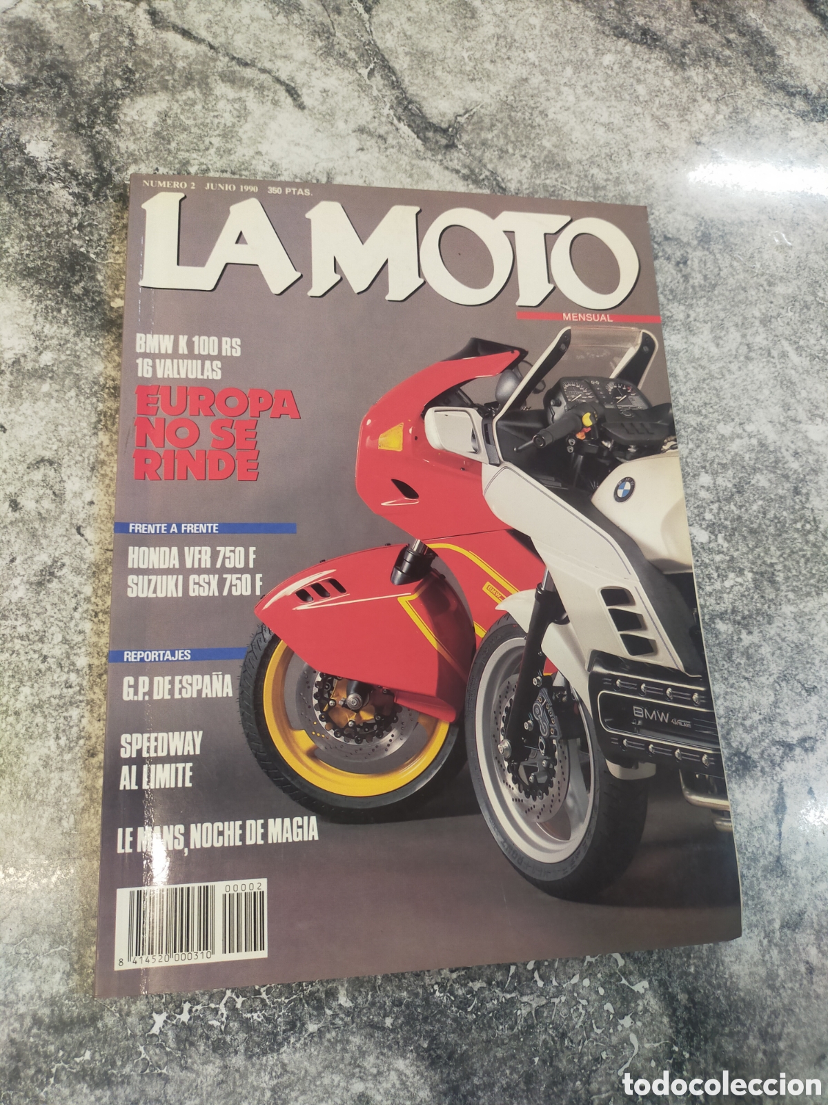 Sports collectibles: Revista La Moto n&uacute;meros 2 junio 1990