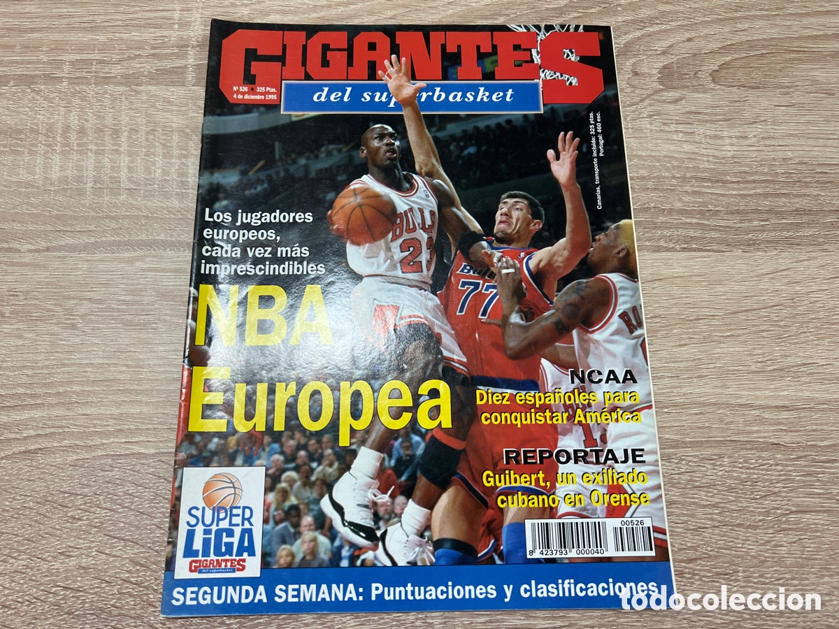 Sports collectibles: REVISTA GIGANTES DEL BASKET N&ordm; 526 MICHAEL JORDAN EN PORTADA A&Ntilde;O 1995