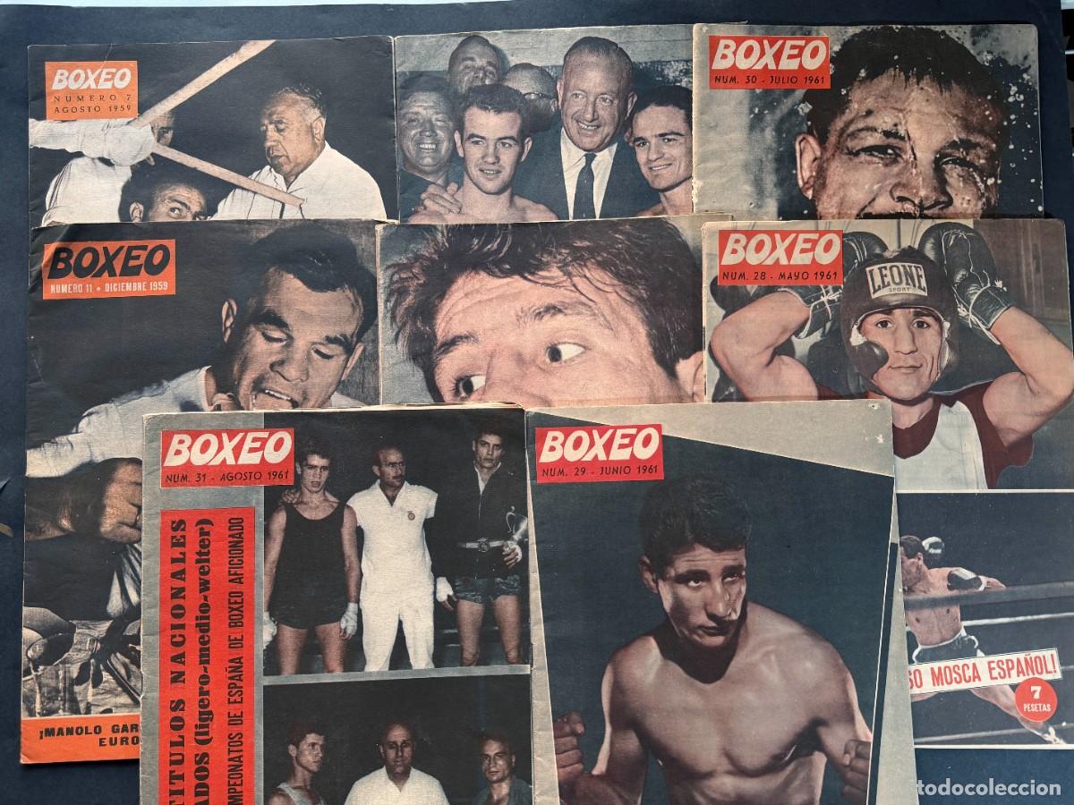 Coleccionismo deportivo: 8 REVISTAS / BOXEO ( A&Ntilde;OS 1959 - 1962 ) MADRID / Patrocinada por Federaci&oacute;n Espa&ntilde;ola de Boxeo