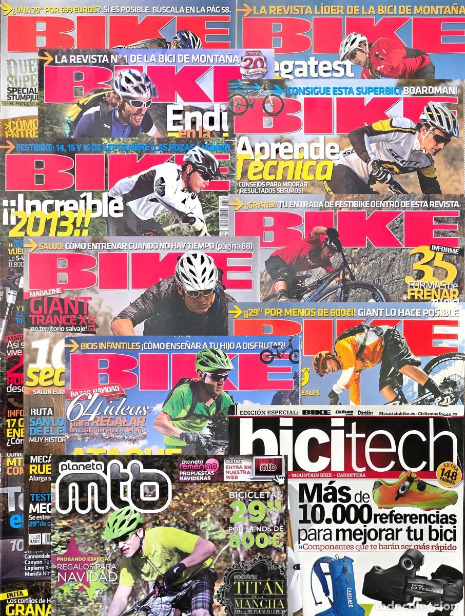 Sports collectibles: Lote 13 Revistas BIKE/ Planeta MTB/ Bicitech Ano 2012
