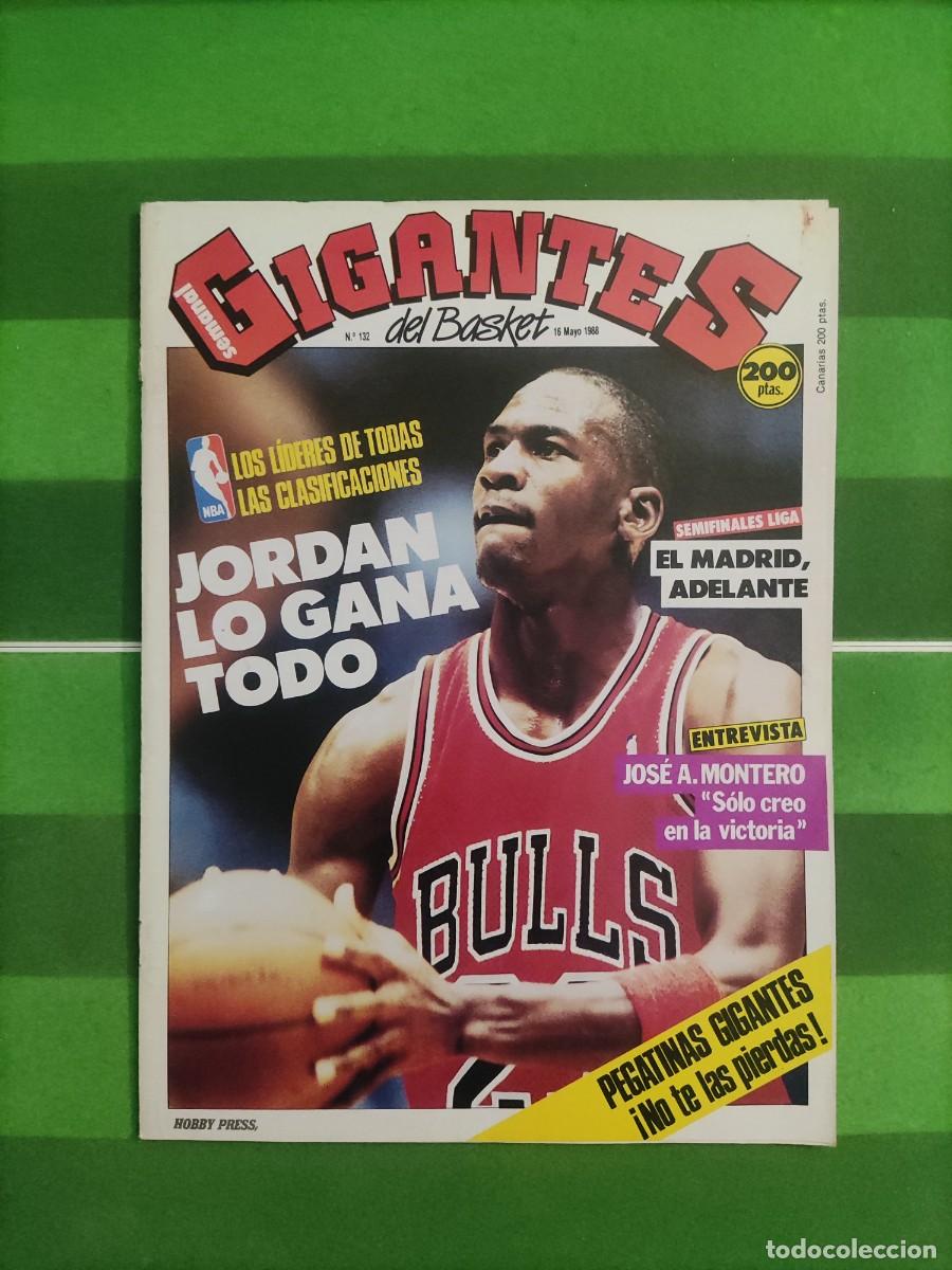 Collectionnisme sportif: 132 Revista Gigantes del basket 1988 Michael Jordan lo gana todo