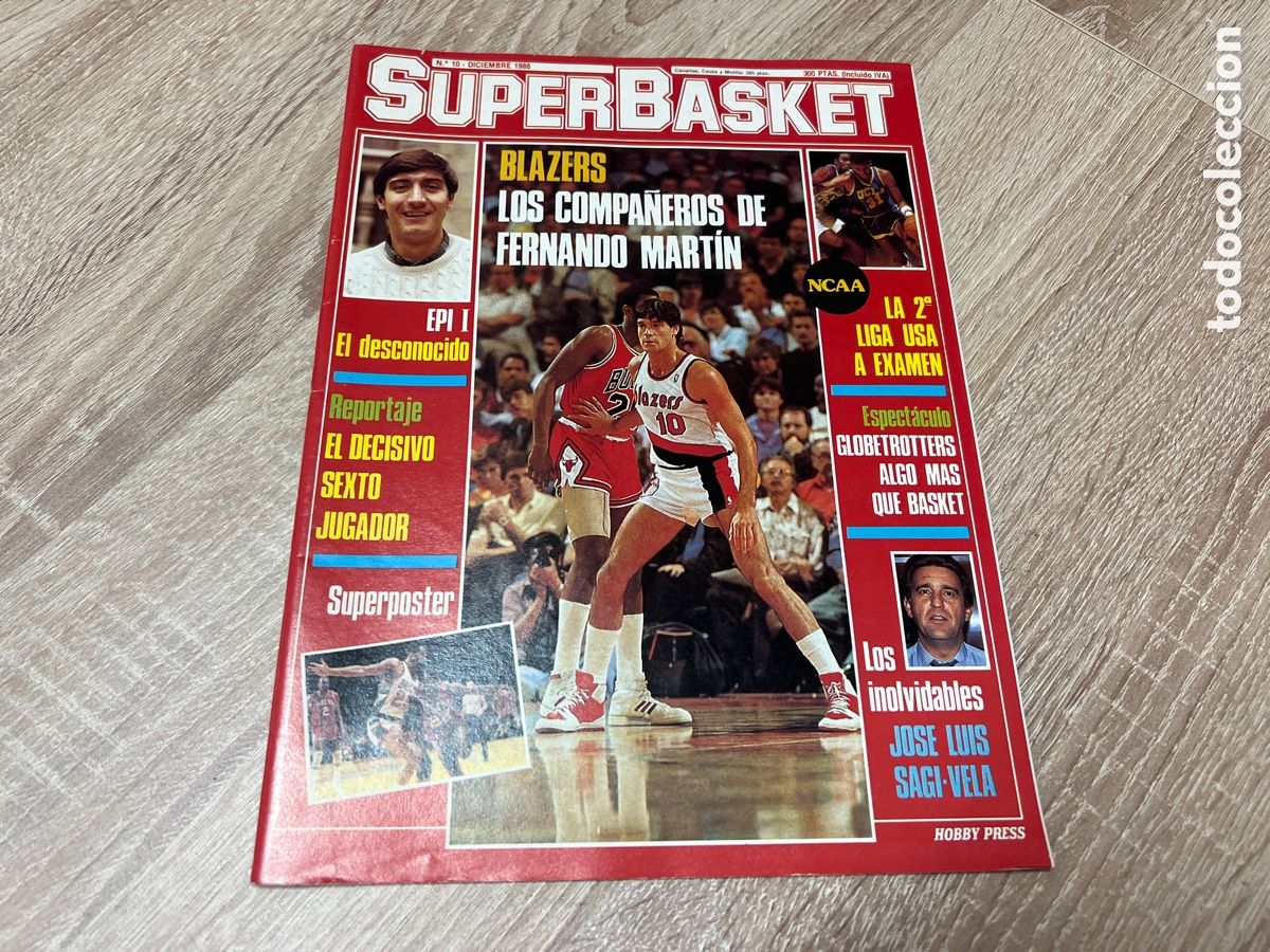 Sports collectibles: 1986 REVISTA SUPERBASKET N&ordm; 10 FERNANDO MARTIN SIN P&Oacute;STER