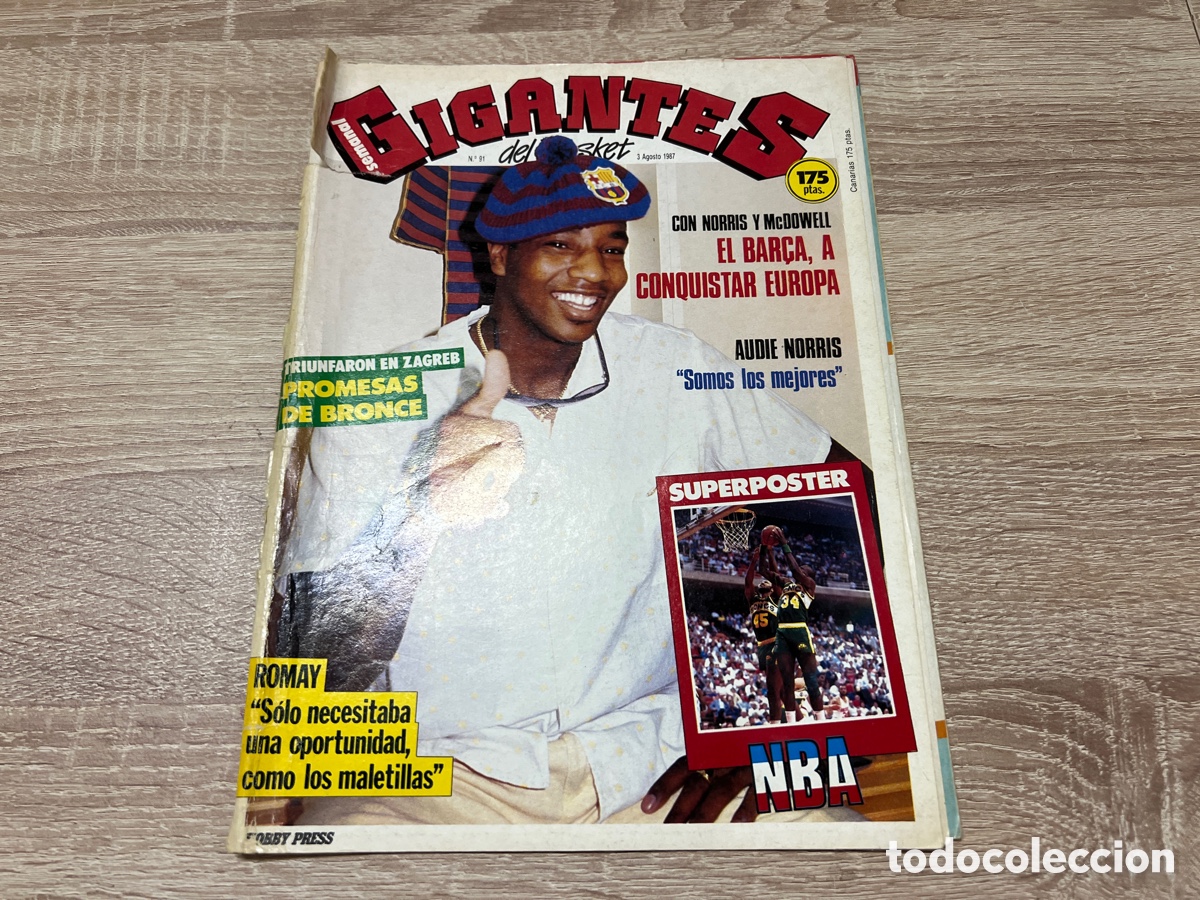 Collezionismo sportivo: 1987 GIGANTES DEL BASKET # 91 AUDIE NORRIS
