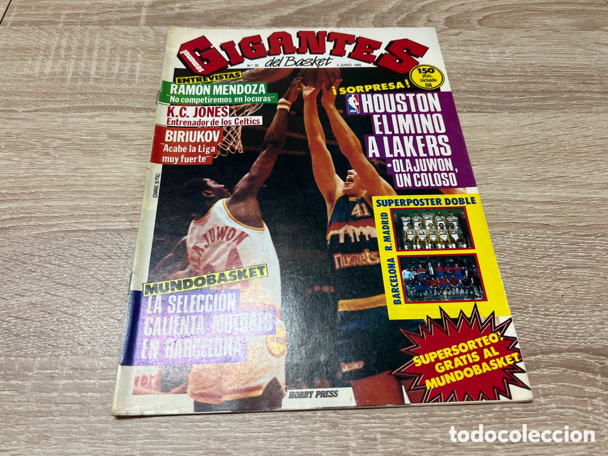 Colecionismo desportivo: 1986 GIGANTES DEL BASKET # 30 BIRIUKOV