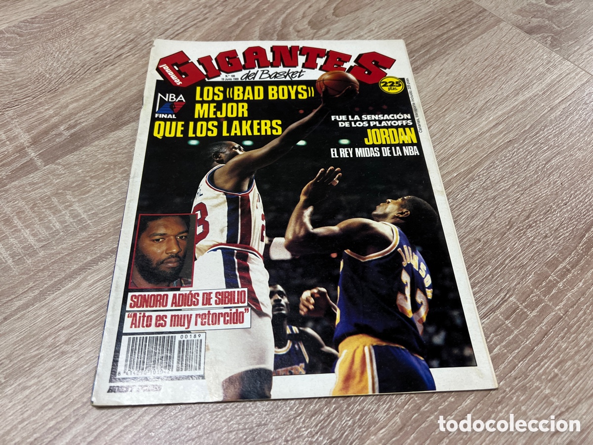 Coleccionismo deportivo: 1989 GIGANTES DEL BASKET # 189 MICHAEL JORDAN