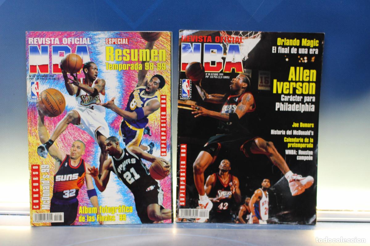 Coleccionismo deportivo: Revista baloncesto: Revista Oficial NBA 87 y 88, 1999.