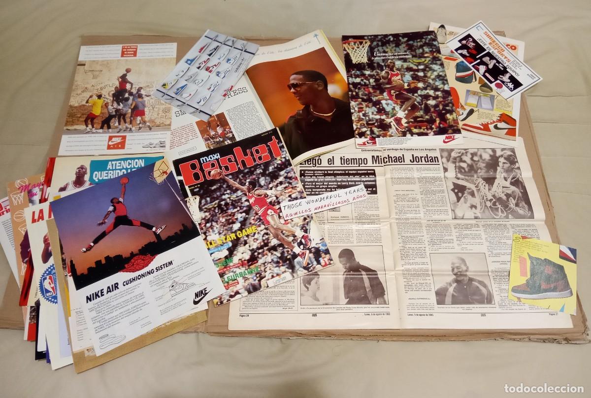 Colecionismo desportivo: REVISTA MAGAZINE PERIODICO NEWSPAPER MICHAEL JORDAN ROOKIE MAXI BASKET NIKE AIR JORDAN 1985 1986 SET