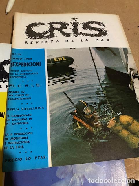 Sammelleidenschaft Sport: Cris. Revista de la Mar. Barcelona 1968. N&ordm; 113. Submarinismo, Pesca, Nautica