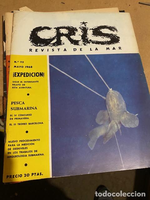 Sammelleidenschaft Sport: Cris. Revista de la Mar. Barcelona 1968. N&ordm; 112. Submarinismo, Pesca, Nautica